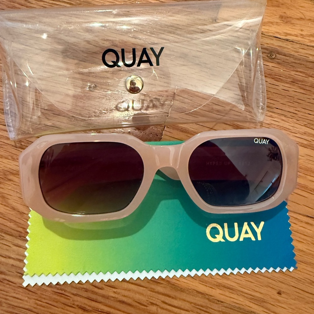 Quay Australia Sunglasses in blush pink